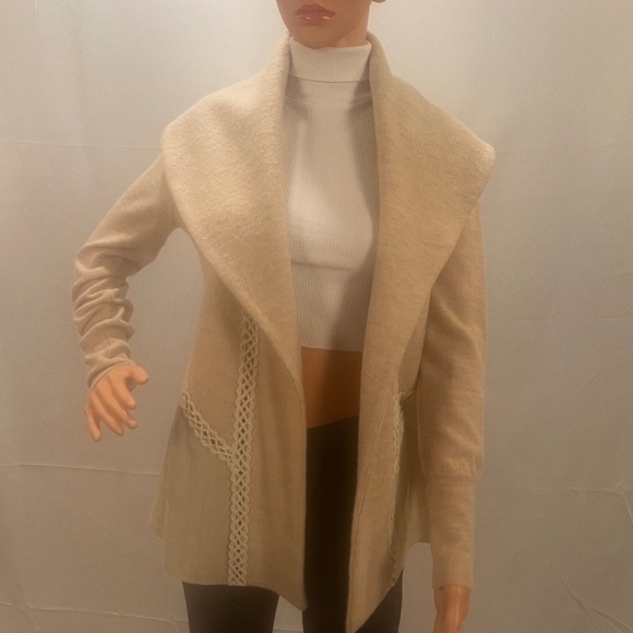 Anthropologie Angel of the North wool jacket with beautiful embroidery - Picture 1 of 13